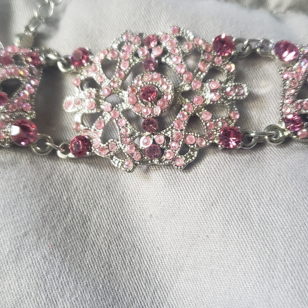 Pink Quartz Choker